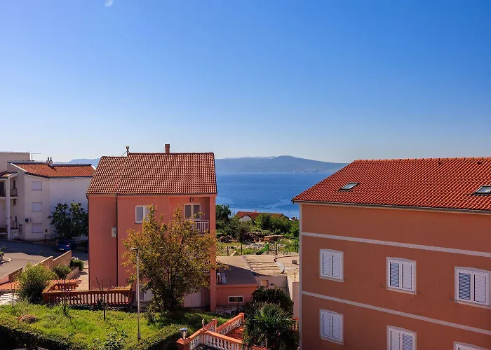 Idyllisches Studio-apartment Mit Grandiosen Meerblick, Privatparkplatz, Wifi * Crikvenica